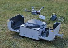 Prezentacja drona w Nadleśnictwie Knyszyn
