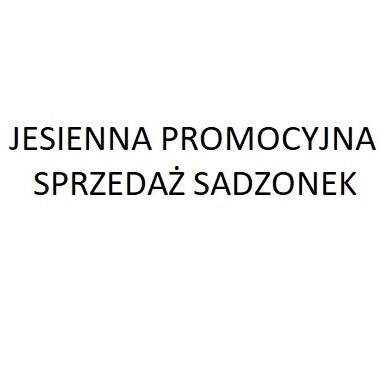 Sprzedaż&#x20;sadzonek